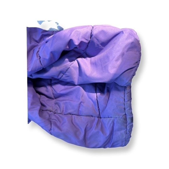 Patagonia Common Threads Girls Coat Purple Size 10 with plush Hood. - Picture 15 of 15